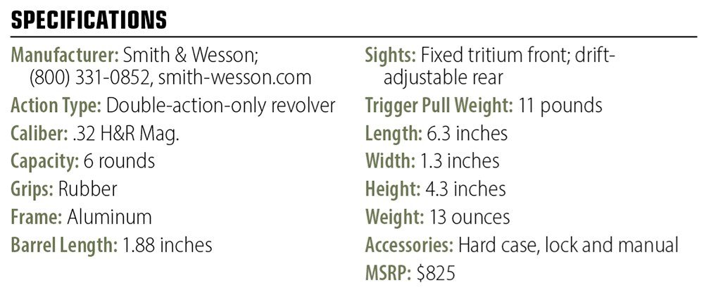 Smith & Wesson Model 432 UC specs