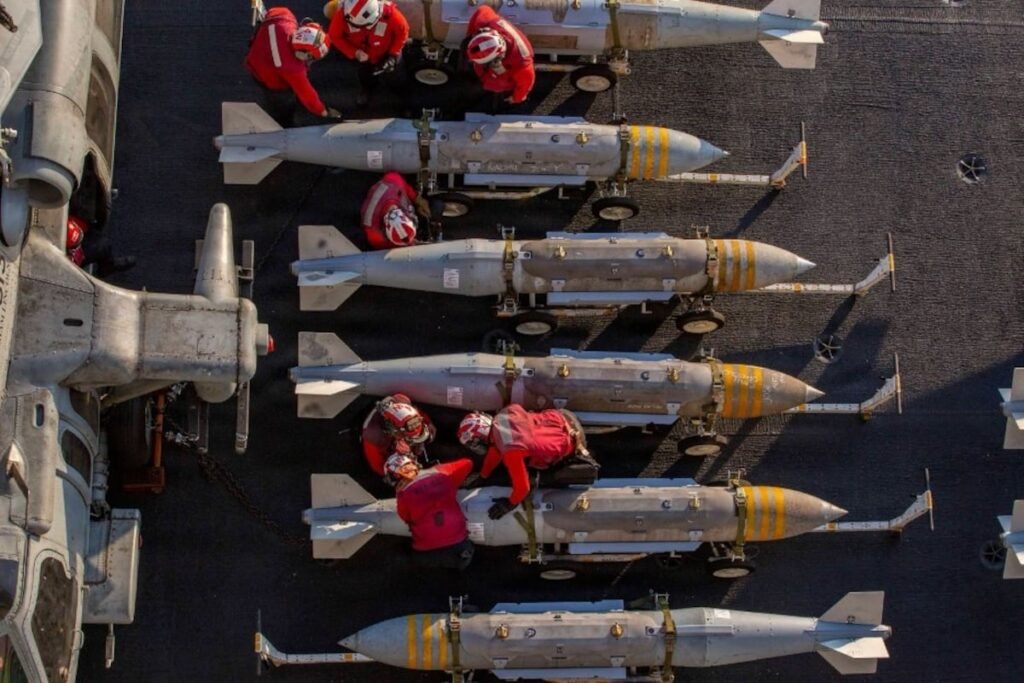 Bombs headed for Iran in Operation Epic Fury don names of US sailors