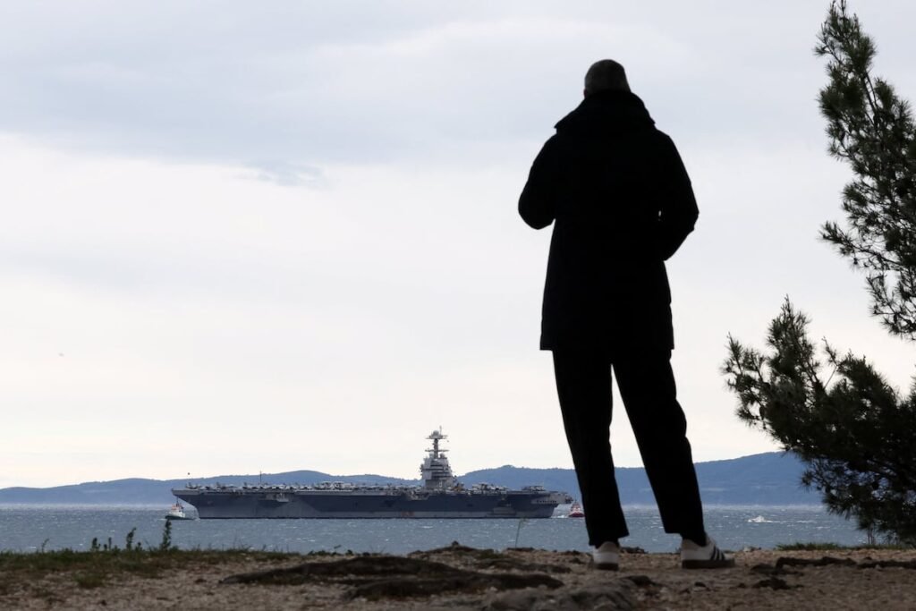 Aircraft carrier USS Gerald R. Ford arrives in Croatia for repairs Aircraft carrier USS Gerald R. Ford arrives in Croatia for repairs