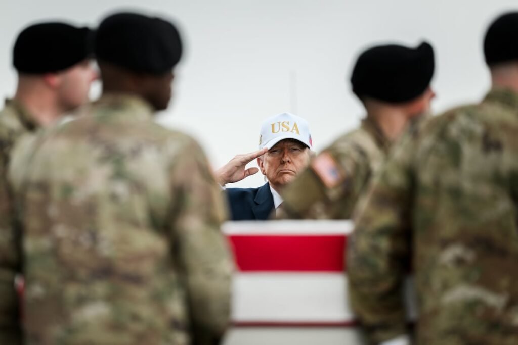 Trump fundraising email uses photo of March 7 dignified transfer of deceased soldier