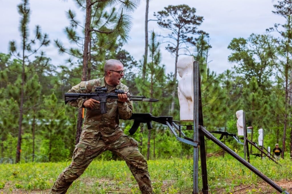 In an age of drones, Army Rangers will now stab through a new bayonet course In an age of drones, Army Rangers will now stab through a new bayonet course