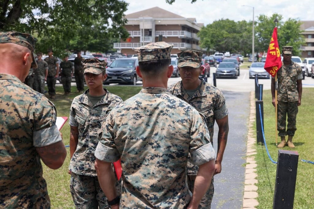 Marines recognized for response during North Carolina nightclub shooting