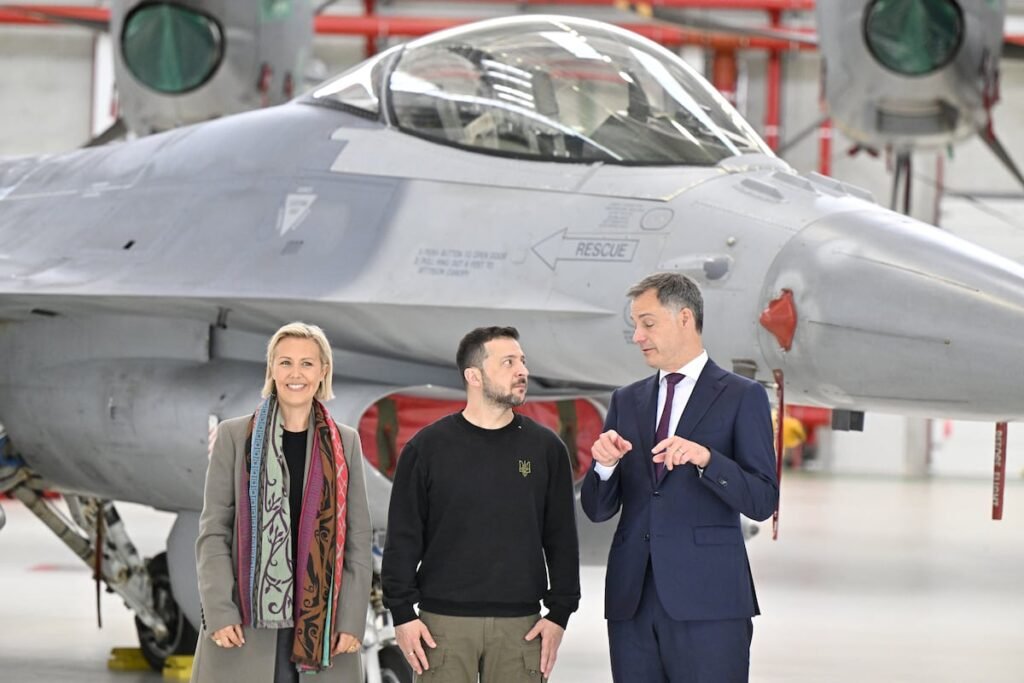 ‘Incredible work’: Ukrainian F-16 downs Russian fighter jet for first time
