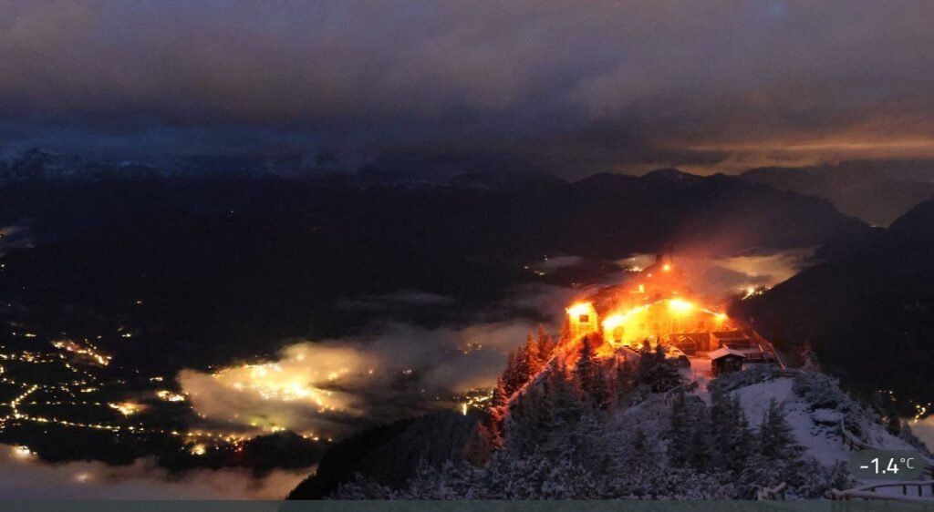 Hitler’s Eagle’s Nest, famously captured by ‘Band of Brothers,’ deliberately set ablaze